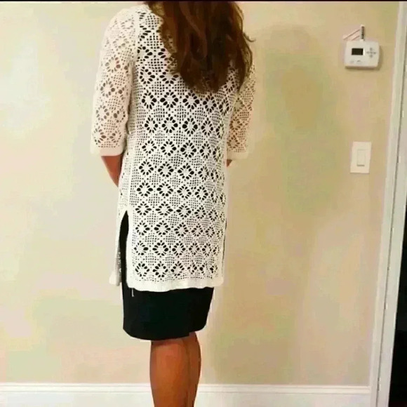 HAND CROCHET WOMEN TOP  - Picture 1 of 5